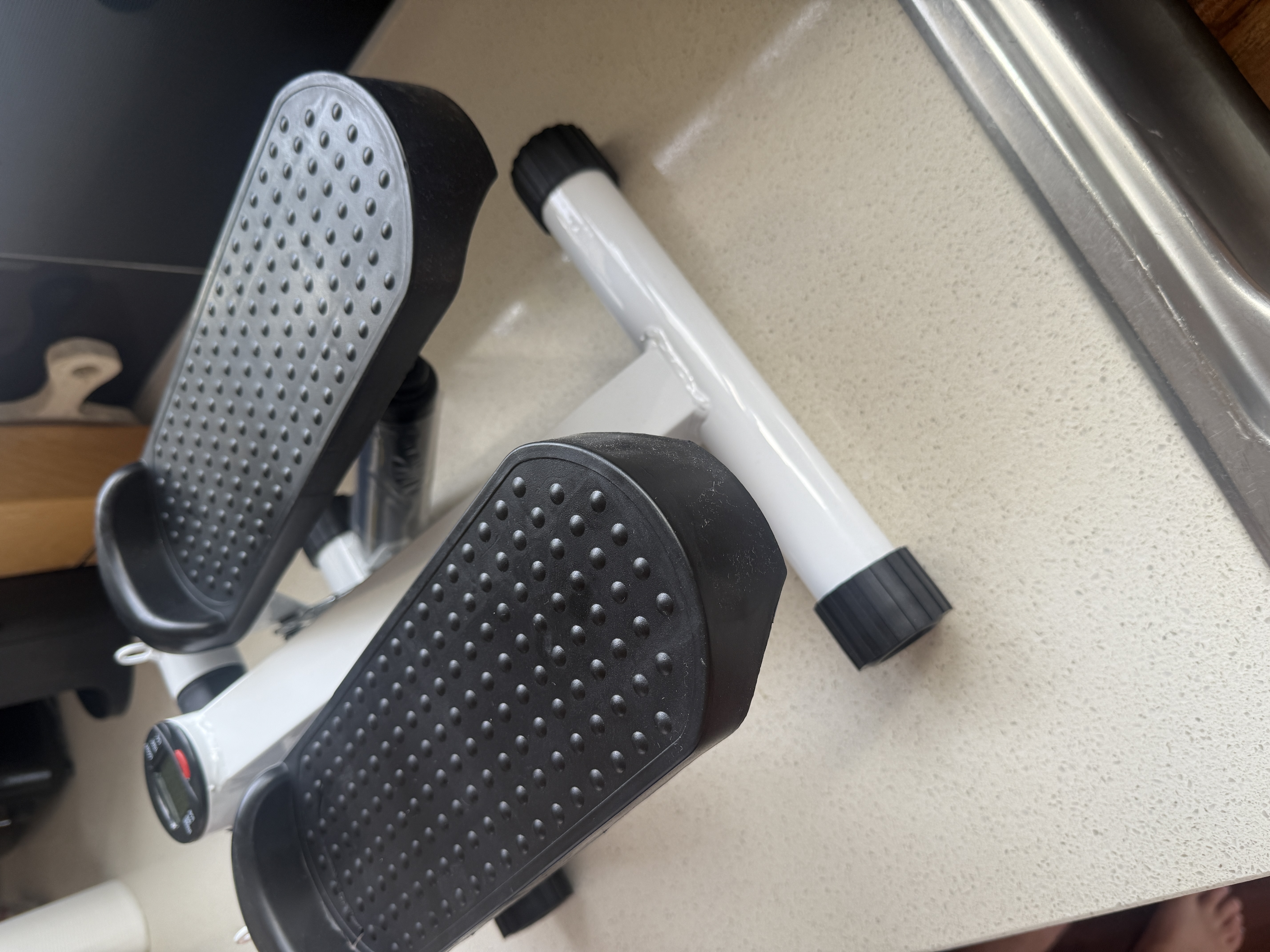 Customer photo of a white Mini Stepper