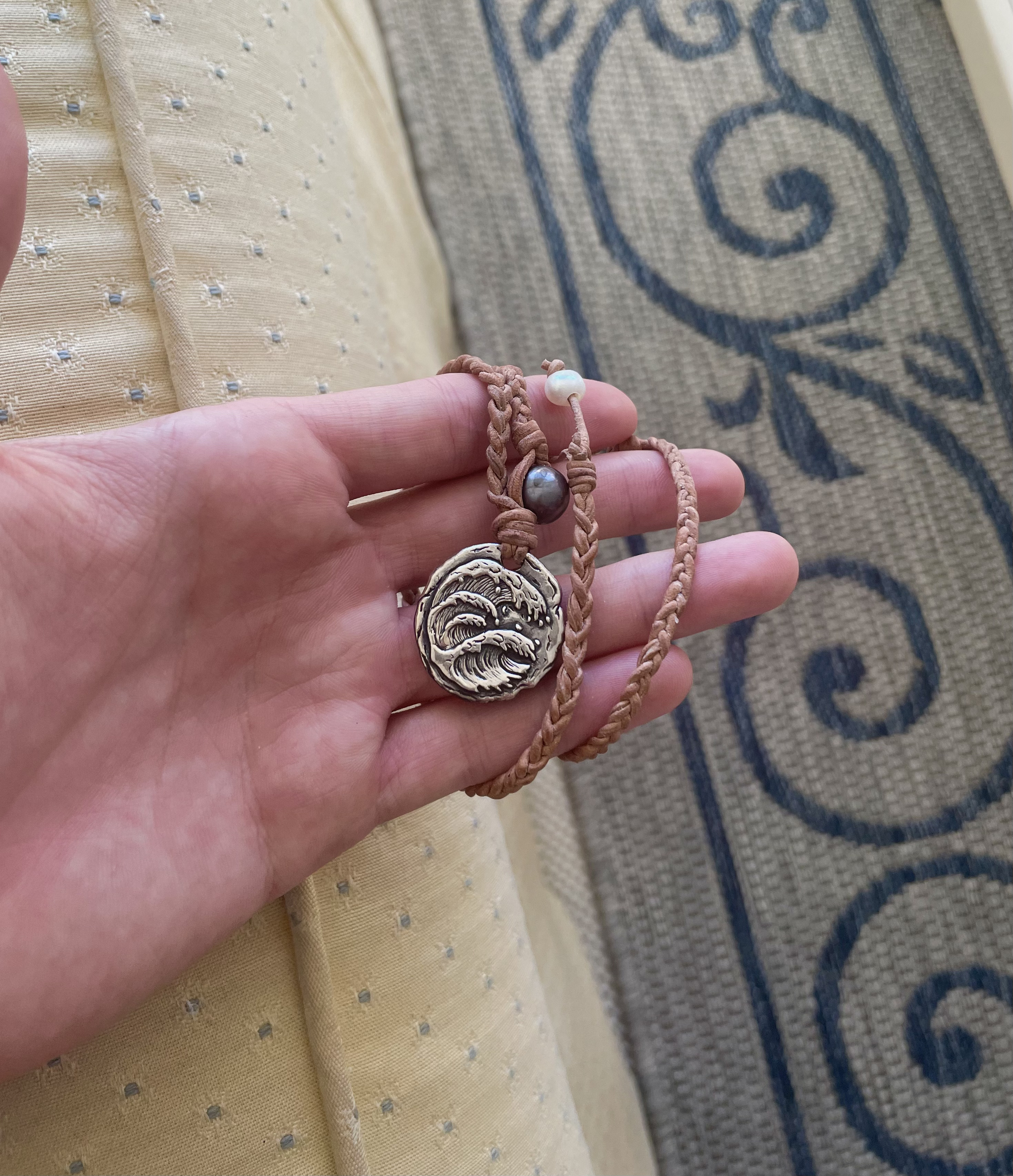 The Wave Coin Necklace Handmade to last a – Royale