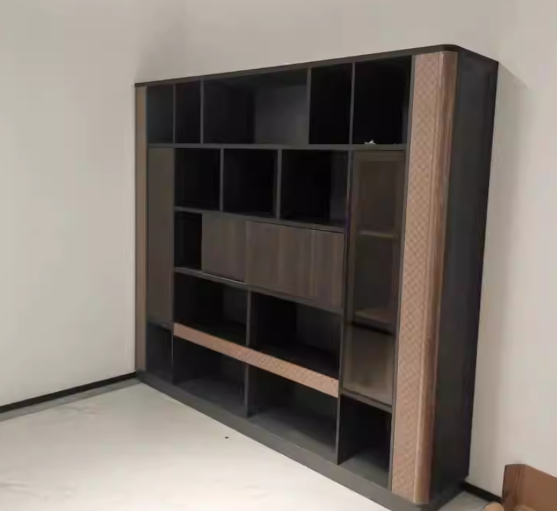 木製キャビネット,ディスプレイラック,キャビネット,大容量収納,LED
