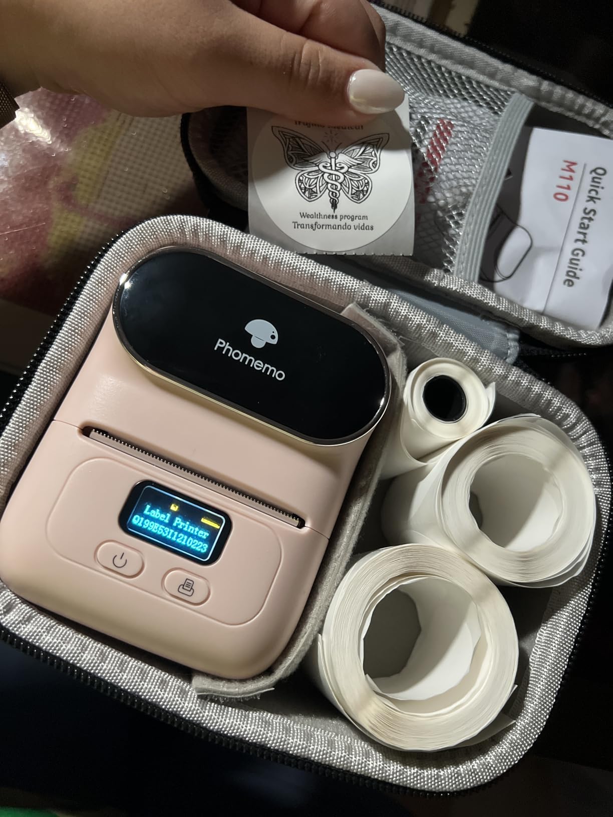 Phomemo M110 Thermal Label Maker – Portable & Bluetooth Printer