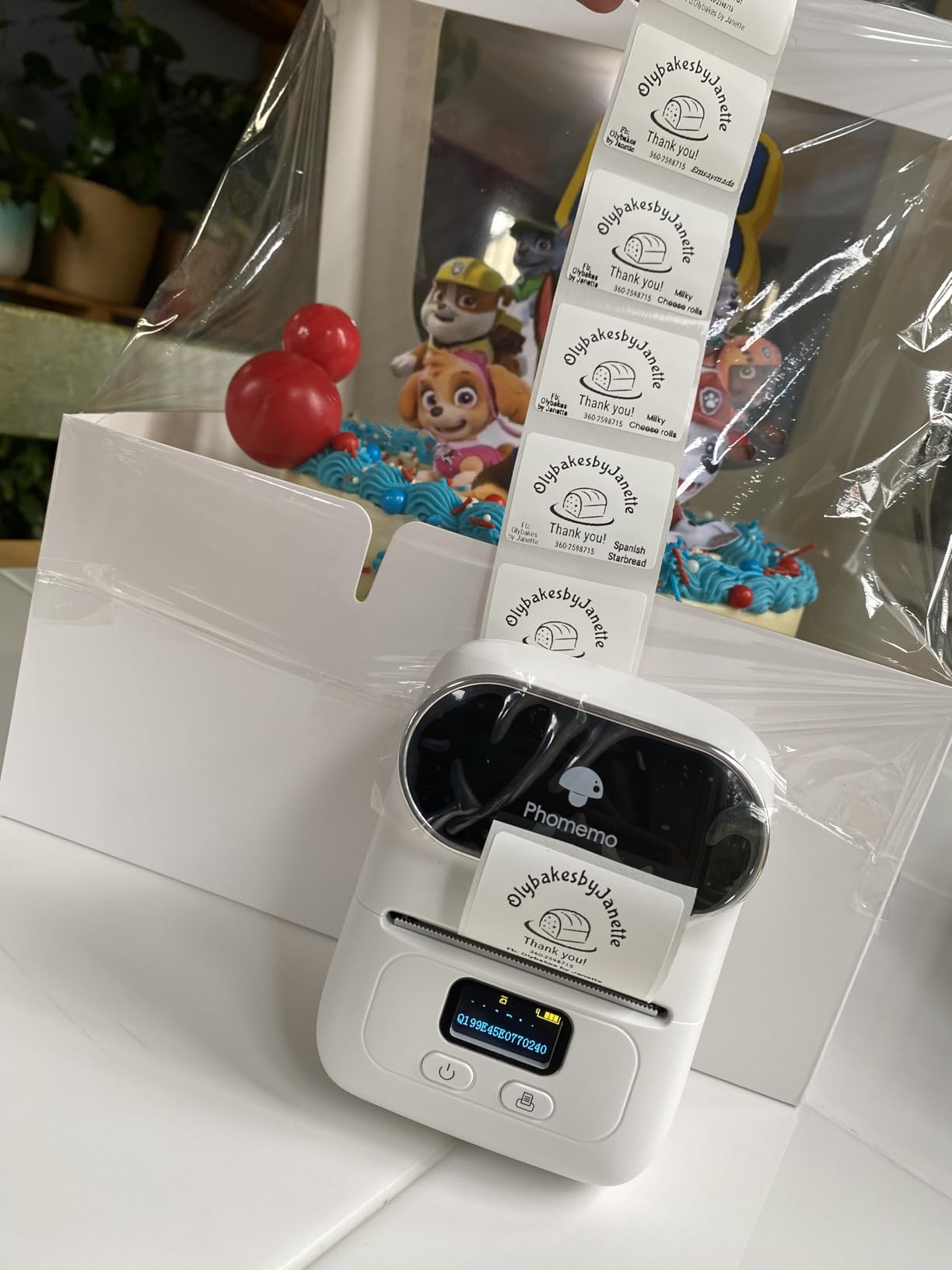 Phomemo - M220 - Printer d'étiquettes portable - Imprimante d'étiquettes thermique